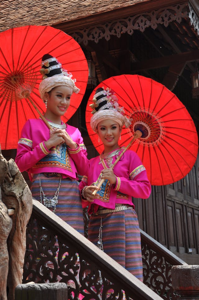 Thai Umbrellas - things to buy in Thai Markets